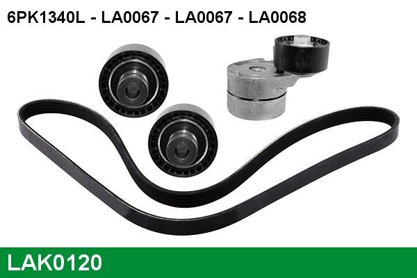 Lucas Electrical LAK0120 Zestaw paska klinowego wielorowkowego LAK0120: Dobra cena w Polsce na 2407.PL - Kup Teraz!