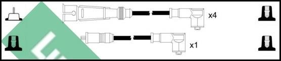 Lucas Electrical LUC5238 Ignition cable kit LUC5238: Buy near me in Poland at 2407.PL - Good price!