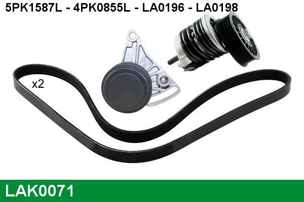Lucas Electrical LAK0071 DRIVE BELT KIT LAK0071: Buy near me in Poland at 2407.PL - Good price!