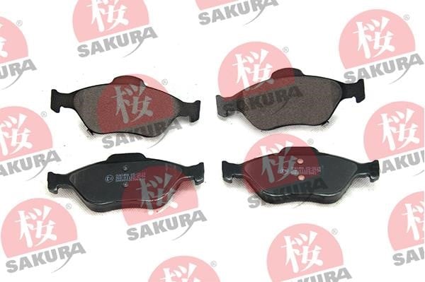 Sakura 600-20-3961 Brake Pad Set, disc brake 600203961: Buy near me in Poland at 2407.PL - Good price!