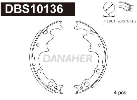 Danaher DBS10136 Колодки тормозные барабанные, комплект DBS10136: Отличная цена - Купить в Польше на 2407.PL!