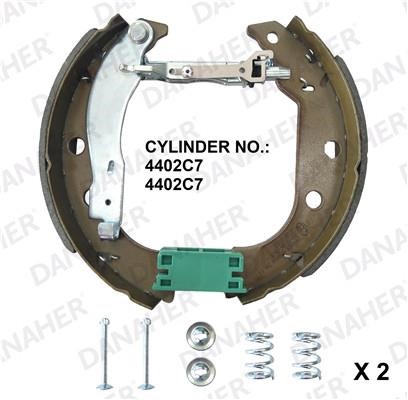 Danaher 210.01.10727A Brake shoe set 2100110727A: Buy near me in Poland at 2407.PL - Good price!