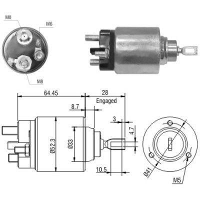 We Parts 471480040 Solenoid switch, starter 471480040: Buy near me in Poland at 2407.PL - Good price!