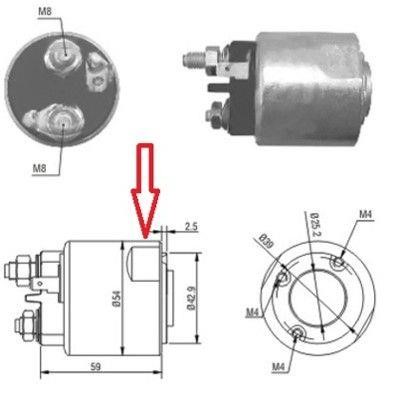 We Parts 471480086 Solenoid switch, starter 471480086: Buy near me in Poland at 2407.PL - Good price!