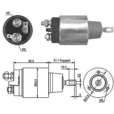 We Parts 471480073 Solenoid switch, starter 471480073: Buy near me in Poland at 2407.PL - Good price!