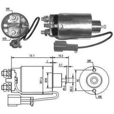 We Parts 471480096 Solenoid switch, starter 471480096: Buy near me in Poland at 2407.PL - Good price!