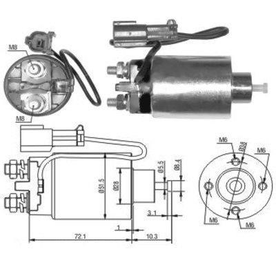We Parts 471480039 Solenoid switch, starter 471480039: Buy near me in Poland at 2407.PL - Good price!