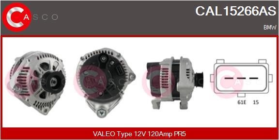 Casco CAL15266AS Alternator CAL15266AS: Buy near me in Poland at 2407.PL - Good price!