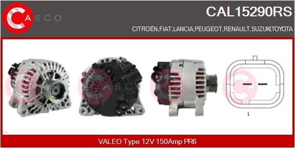 Casco CAL15290RS Alternator CAL15290RS: Buy near me in Poland at 2407.PL - Good price!