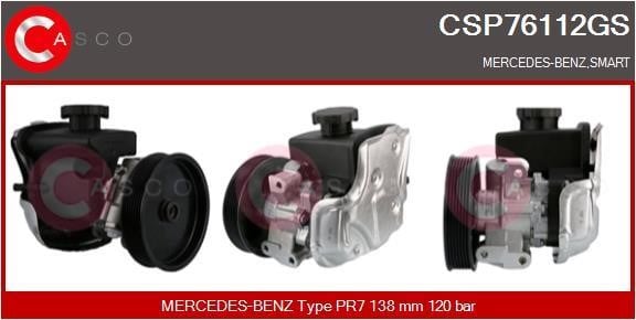 Casco CSP76112GS Hydraulic Pump, steering system CSP76112GS: Buy near me in Poland at 2407.PL - Good price!