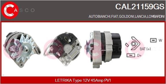 Casco CAL21159GS Alternator CAL21159GS: Dobra cena w Polsce na 2407.PL - Kup Teraz!