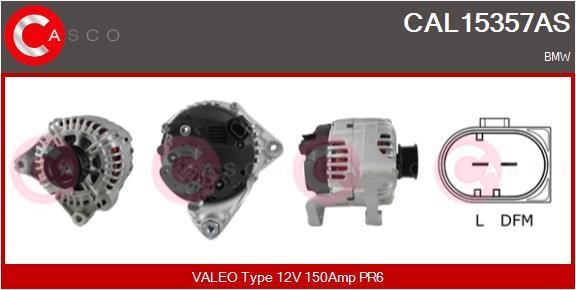 Casco CAL15357AS Alternator CAL15357AS: Buy near me at 2407.PL in Poland at an Affordable price!