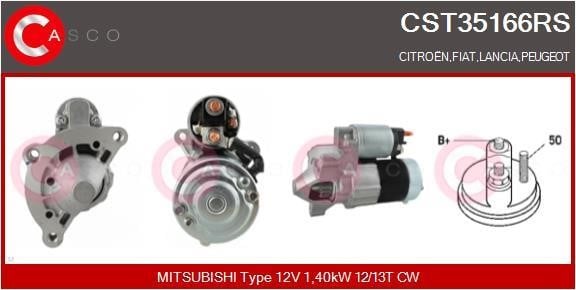 Casco CST35166RS Starter CST35166RS: Buy near me in Poland at 2407.PL - Good price!