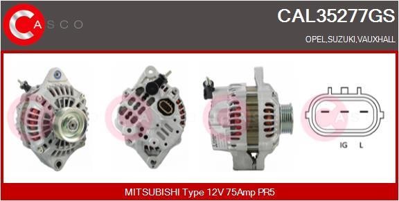 Casco CAL35277GS Alternator CAL35277GS: Buy near me in Poland at 2407.PL - Good price!