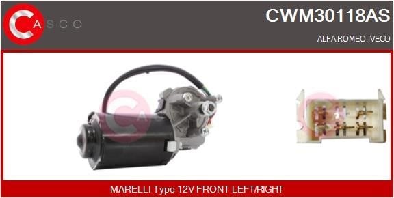 Casco CWM30118AS Мотор склоочисника CWM30118AS: Приваблива ціна - Купити у Польщі на 2407.PL!