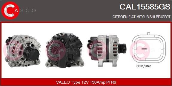 Casco CAL15585GS Alternator CAL15585GS: Buy near me in Poland at 2407.PL - Good price!