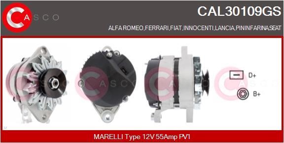 Casco CAL30109GS Alternator CAL30109GS: Buy near me in Poland at 2407.PL - Good price!