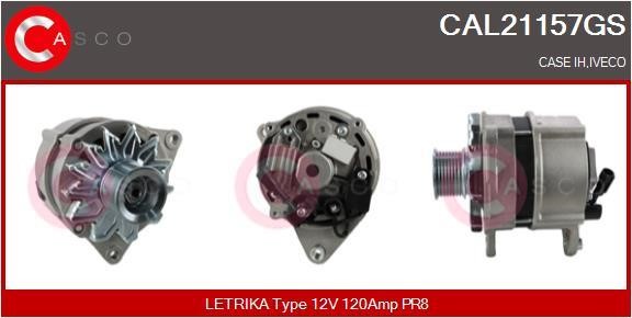 Casco CAL21157GS Alternator CAL21157GS: Buy near me in Poland at 2407.PL - Good price!