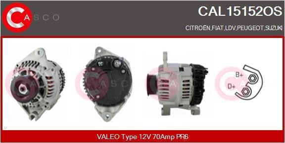 Casco CAL15152OS Alternator CAL15152OS: Buy near me in Poland at 2407.PL - Good price!