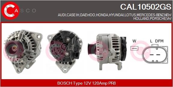 Casco CAL10502GS Alternator CAL10502GS: Atrakcyjna cena w Polsce na 2407.PL - Zamów teraz!