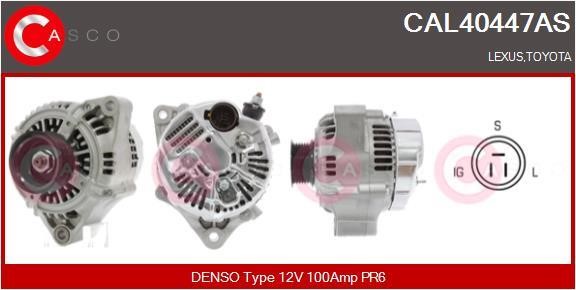 Casco CAL40447AS Alternator CAL40447AS: Buy near me in Poland at 2407.PL - Good price!