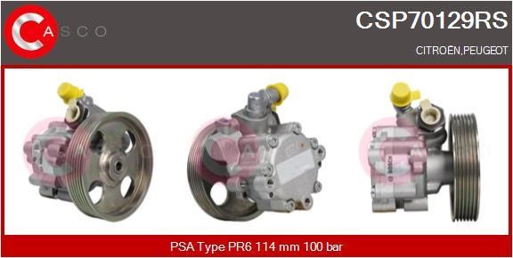 Casco CSP70129RS Hydraulic Pump, steering system CSP70129RS: Buy near me at 2407.PL in Poland at an Affordable price!