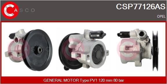 Casco CSP77126AS Hydraulic Pump, steering system CSP77126AS: Buy near me in Poland at 2407.PL - Good price!