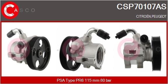Casco CSP70107AS Hydraulic Pump, steering system CSP70107AS: Buy near me in Poland at 2407.PL - Good price!