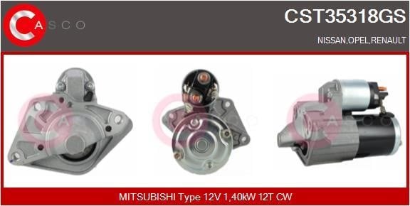 Casco CST35318GS Starter CST35318GS: Buy near me in Poland at 2407.PL - Good price!