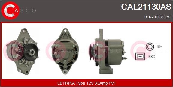 Casco CAL21130AS Alternator CAL21130AS: Buy near me in Poland at 2407.PL - Good price!