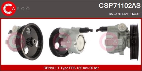 Casco CSP71102AS Hydraulic Pump, steering system CSP71102AS: Buy near me in Poland at 2407.PL - Good price!