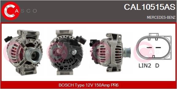 Casco CAL10515AS Alternator CAL10515AS: Buy near me in Poland at 2407.PL - Good price!