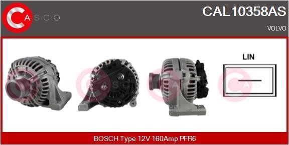 Casco CAL10358AS Alternator CAL10358AS: Buy near me in Poland at 2407.PL - Good price!