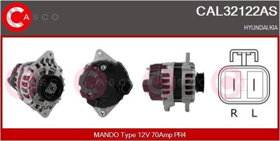Casco CAL32122AS Alternator CAL32122AS: Buy near me in Poland at 2407.PL - Good price!