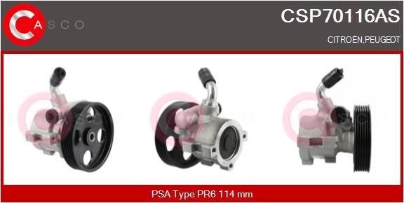 Casco CSP70116AS Pompa hydrauliczna, układ kierowniczy CSP70116AS: Dobra cena w Polsce na 2407.PL - Kup Teraz!