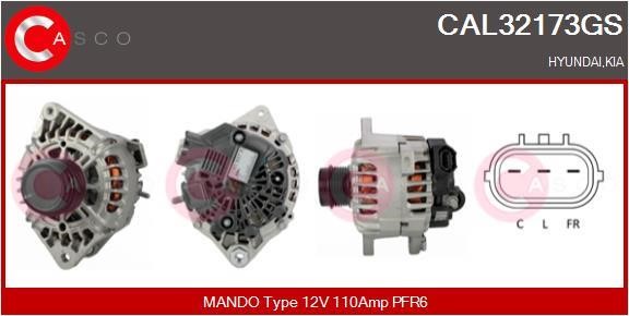 Casco CAL32173GS Alternator CAL32173GS: Buy near me in Poland at 2407.PL - Good price!