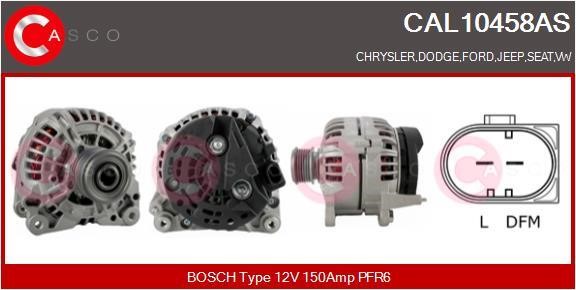 Casco CAL10458AS Alternator CAL10458AS: Buy near me in Poland at 2407.PL - Good price!