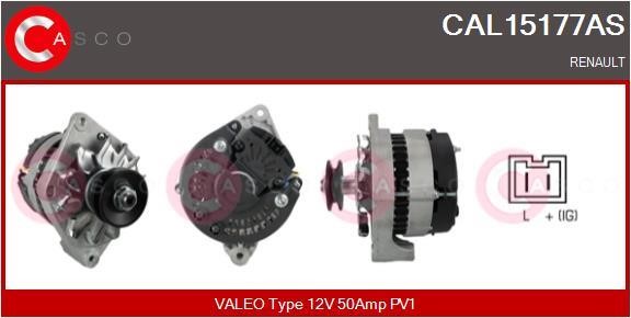 Casco CAL15177AS Alternator CAL15177AS: Buy near me at 2407.PL in Poland at an Affordable price!