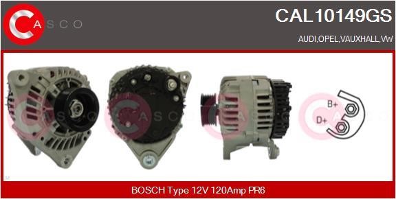 Casco CAL10149GS Alternator CAL10149GS: Buy near me in Poland at 2407.PL - Good price!