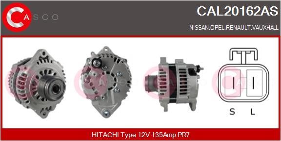 Casco CAL20162AS Alternator CAL20162AS: Buy near me at 2407.PL in Poland at an Affordable price!