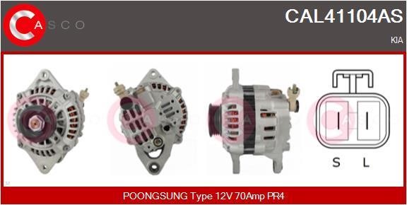 Casco CAL41104AS Alternator CAL41104AS: Buy near me in Poland at 2407.PL - Good price!