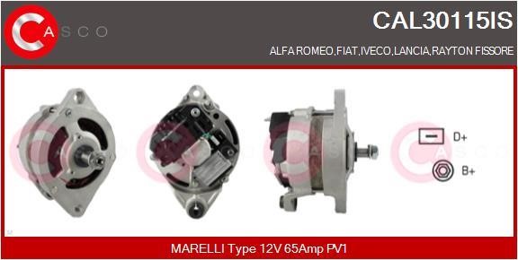 Casco CAL30115IS Alternator CAL30115IS: Buy near me in Poland at 2407.PL - Good price!
