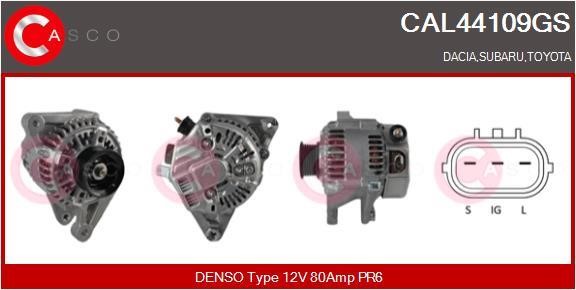 Casco CAL44109GS Alternator CAL44109GS: Buy near me in Poland at 2407.PL - Good price!