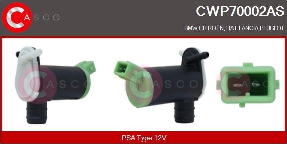 Casco CWP70002AS Water Pump, window cleaning CWP70002AS: Buy near me in Poland at 2407.PL - Good price!