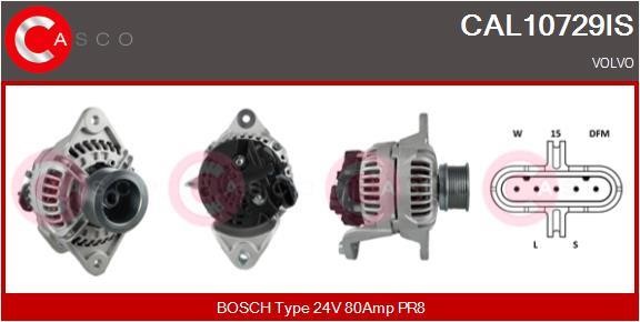 Casco CAL10729IS Alternator CAL10729IS: Buy near me in Poland at 2407.PL - Good price!