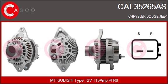 Casco CAL35265AS Alternator CAL35265AS: Buy near me in Poland at 2407.PL - Good price!