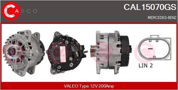 Casco CAL15070GS Alternator CAL15070GS: Buy near me in Poland at 2407.PL - Good price!