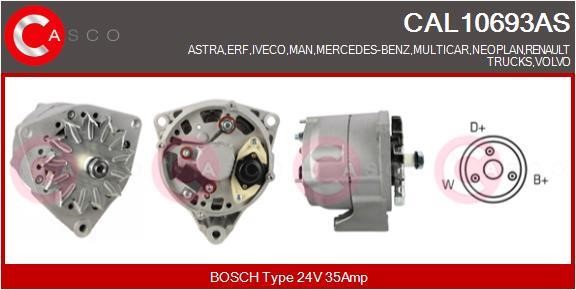 Casco CAL10693AS Alternator CAL10693AS: Dobra cena w Polsce na 2407.PL - Kup Teraz!