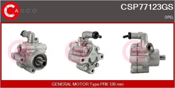Casco CSP77123GS Hydraulic Pump, steering system CSP77123GS: Buy near me in Poland at 2407.PL - Good price!