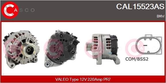 Casco CAL15523AS Alternator CAL15523AS: Buy near me at 2407.PL in Poland at an Affordable price!